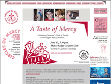 Tablet Screenshot of circlesofmercy.org